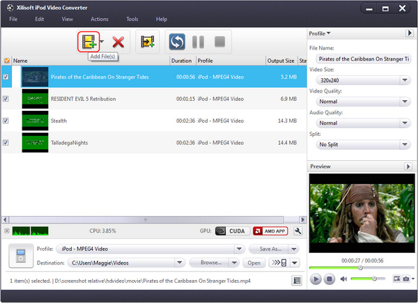 Xilisoft iPod Video Converter