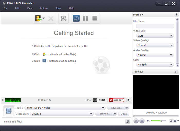 Xilisoft MP4 Converter